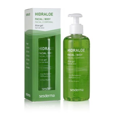 Gel hidratante y calmante a base de aloe vera puro que proporciona un alivio inmediato a la piel irritada