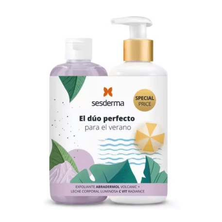 SESDERMA ABRADERMOL VOLCANIC + LECHE C-VIT RADIANCE