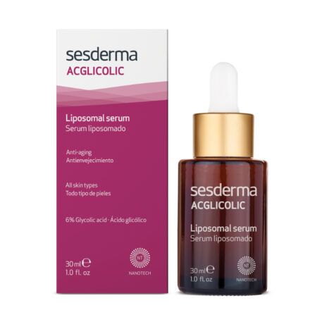 Sérum exfoliante facial con ácido glicólico