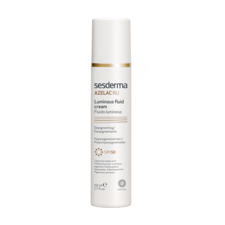 SESDERMA AZELAC RU FLUIDO LUMINOSO - Fluido facial diseñado específicamente para combatir las manchas y unificar el tono de la piel. Su fórmula