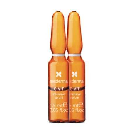 SESDERMA C-VIT Intensive Serum Ampollas - Concentrado de vitamina C pura que revitaliza y ilumina tu piel al instante. Con una concentración del 12%