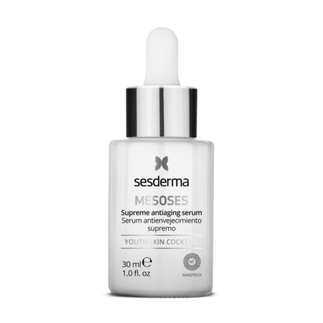 SESDERMA MESOSES Serum Liposomado - Concentrado de activos que combate los signos del envejecimiento de manera eficaz. Diseñado para proporcionar una hidratación profunda y un efecto tensor