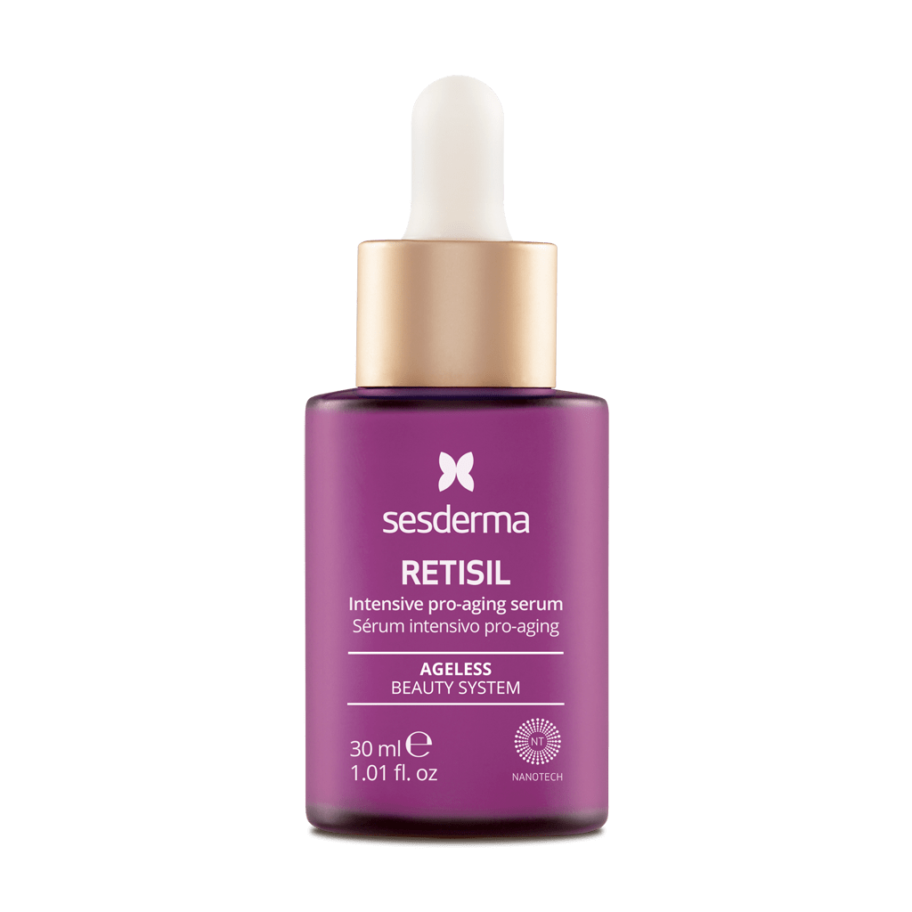 SESDERMA RETISIL SERUM INTENSIVO 30 ML 1 Potente concentrado antiedad diseñado para combatir los signos del envejecimiento de manera eficaz. Su fórmula
