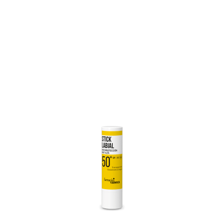Stick labial con factor de protección solar 50+. Mantiene los labios hidratados y protegidos contra el sol y los agentes externos. Resistente al agua.