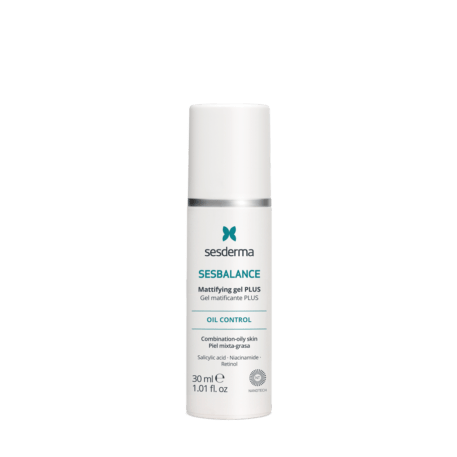 Gel facial con efecto hidratante y matificante especial para cuidar las pieles grasas.