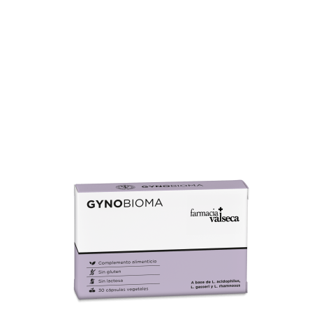 Complemento alimenticio a base de lactobacilos que ayuda a equilibrar la microbiota vaginal y promover la salud íntima de la mujer.