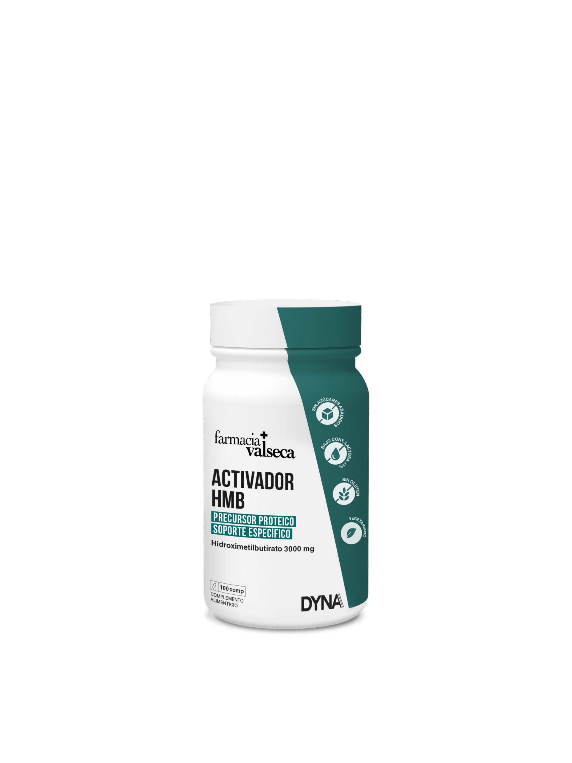 FARMACIA VALSECA ACTIVADOR HMB PRECURSOR 100 COMP 1 El Activador HMB Precursor de Farmacia Valseca es un suplemento diseñado para potenciar la masa muscular y mejorar la recuperación. Contiene HMB