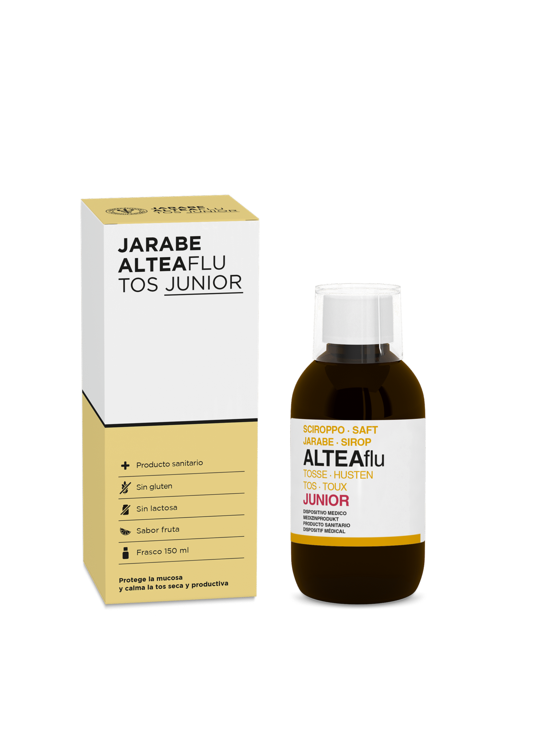 FARMACIA VALSECA ALTEAFLU JUNIOR 1 ALTEAFLU JUNIOR es un jarabe diseñado para aliviar los síntomas del resfriado y la gripe en niños. Su fórmula combina extractos naturales que ayudan a calmar la tos