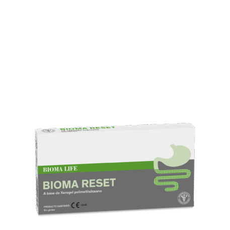 BIOMA RESET 15 CAPS es un complemento alimenticio diseñado para favorecer el equilibrio de la flora intestinal. Su fórmula incluye probióticos y prebióticos que ayudan a mejorar la digestión y fortalecer el sistema inmunológico. Ideal para personas que buscan un apoyo en su salud digestiva y bienestar general. Presentación en cápsulas para una fácil ingesta.