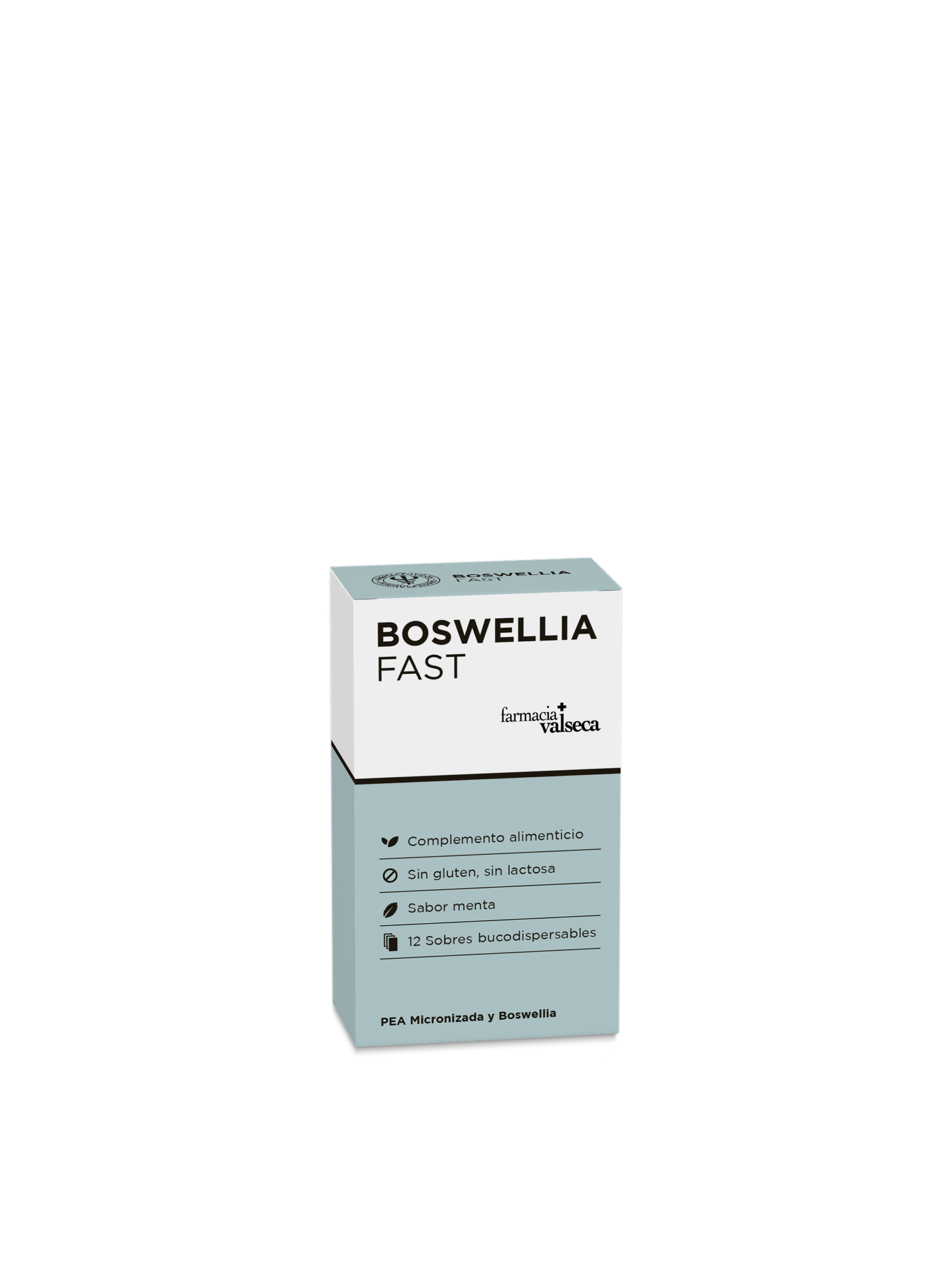 FARMACIA VALSECA BOSWELLIA FAST 12 SOBRES 1 BOSWELLIA FAST de Farmacia Valseca es un complemento alimenticio en formato de 12 sobres
