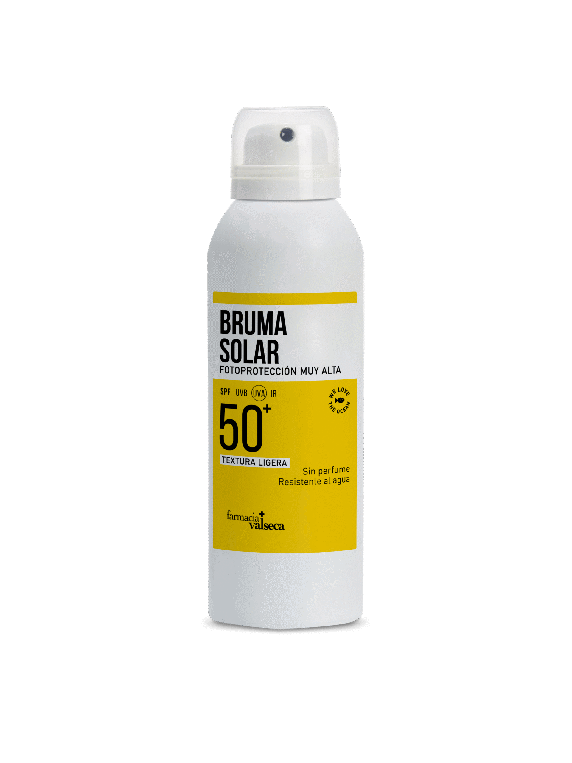 FARMACIA VALSECA BRUMA SOLAR 50+200 ML 1 Bruma Solar 50+ de Farmacia Valseca es un protector solar en formato spray de 200 ml