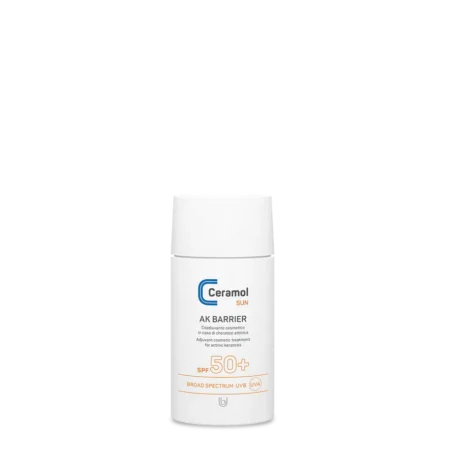 CERAMOL SUN AK BARRIER 50 ML es un fotoprotector específico para pieles con riesgo de queratosis actínica. Su fórmula