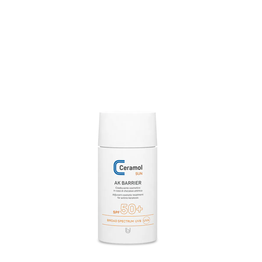 CERAMOL SUN AK BARRIER 50 ML 1 CERAMOL SUN AK BARRIER 50 ML es un fotoprotector específico para pieles con riesgo de queratosis actínica. Su fórmula