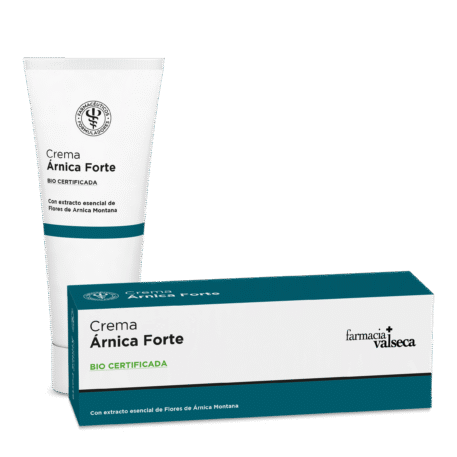 Crema Árnica Forte 100ml de Farmacia Valseca es un tratamiento natural que alivia golpes