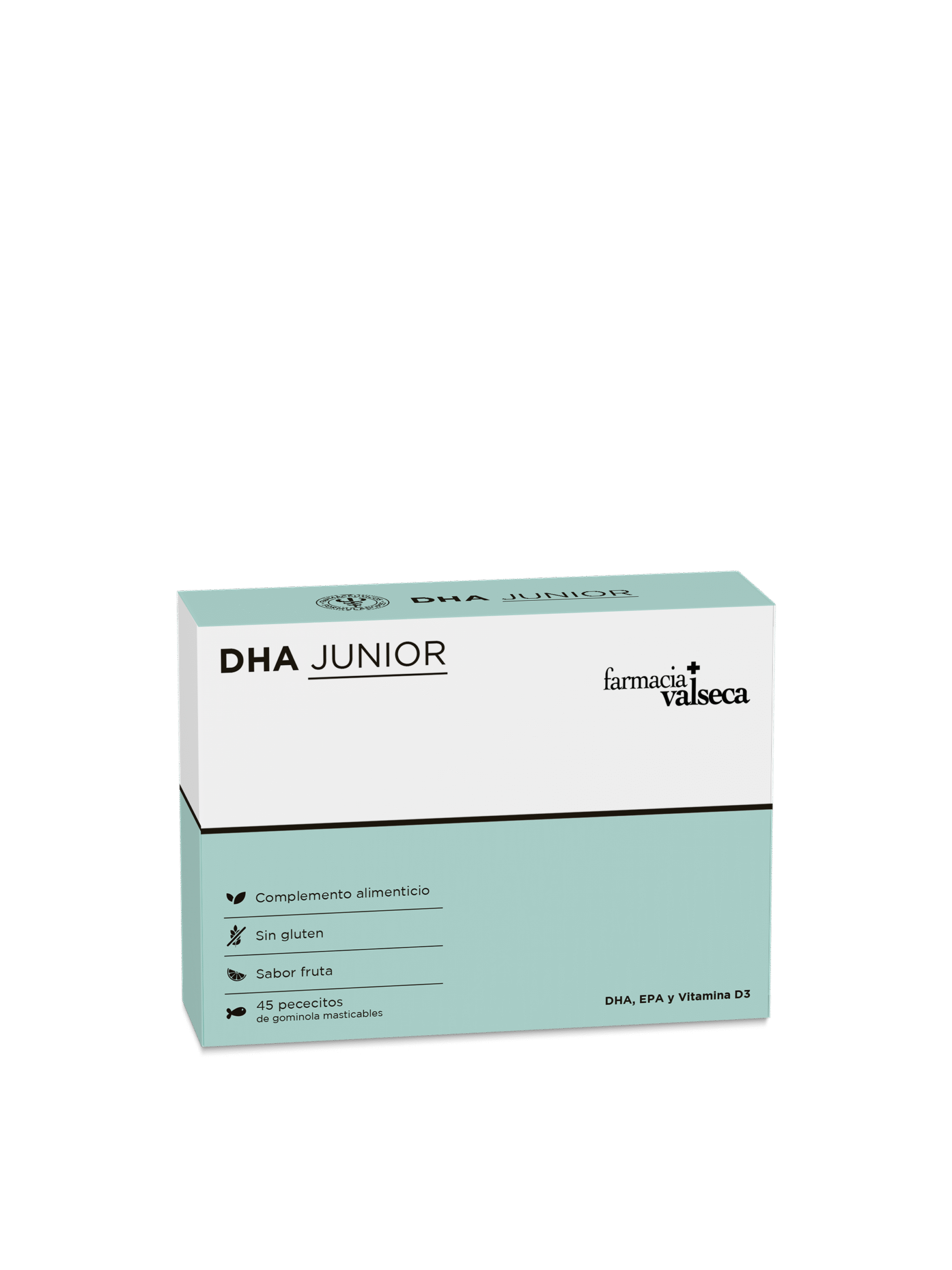 FARMACIA VALSECA DHA JUNIOR 45 PECECITOS GOMINOLAS 1 DHA Junior de Nurapharm son gomitas en forma de pececitos