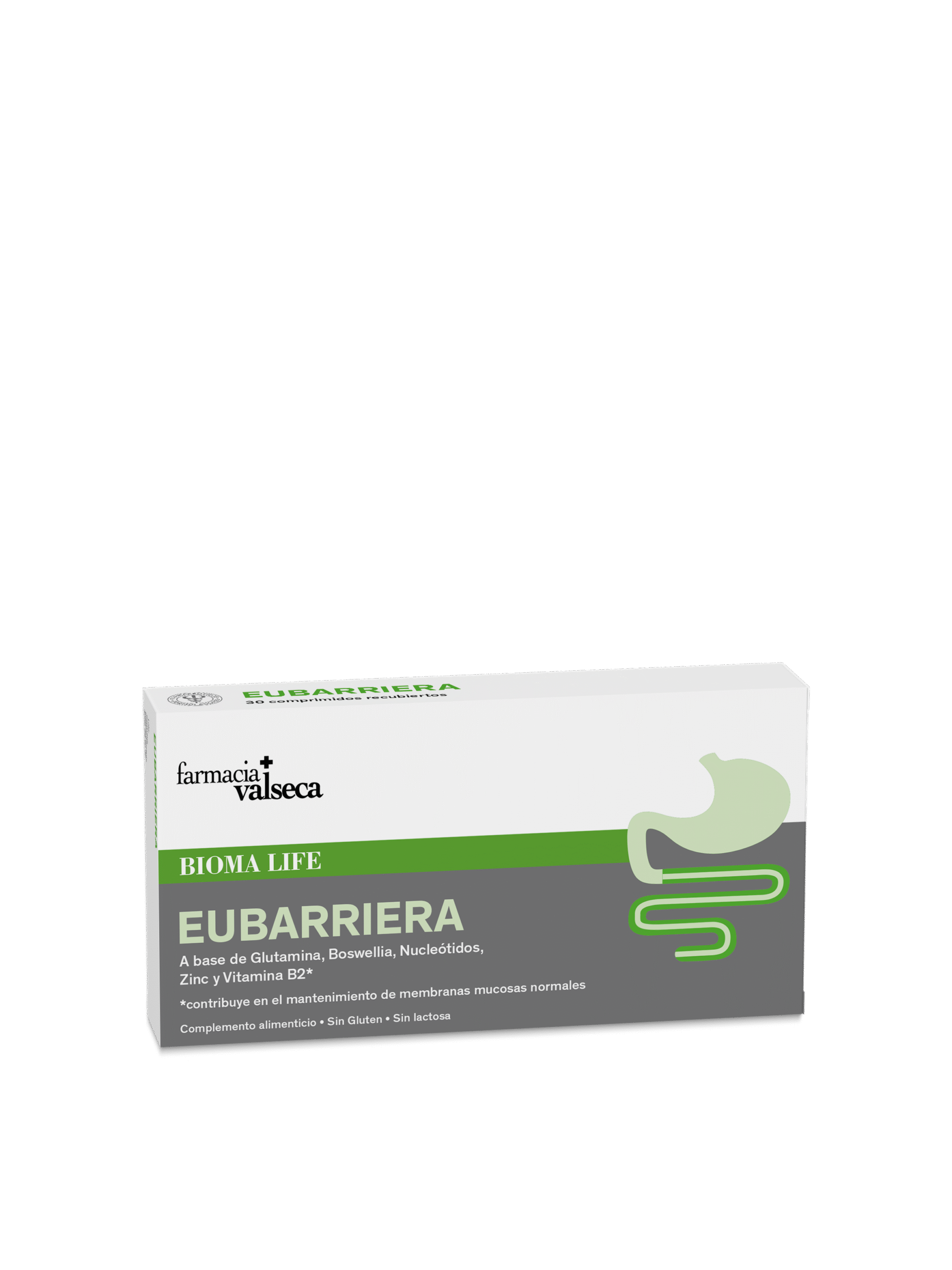 FARMACIA VALSECA EUBARRIERA 30 COMP 1 EUBARRIERA 30 COMP es un complemento alimenticio diseñado para fortalecer el sistema inmunológico y mejorar la salud intestinal. Contiene una combinación de probióticos y prebióticos que favorecen el equilibrio de la flora intestinal. Ideal para personas que buscan un apoyo adicional en su bienestar diario. Presentación en formato de 30 cápsulas para un uso práctico y efectivo.