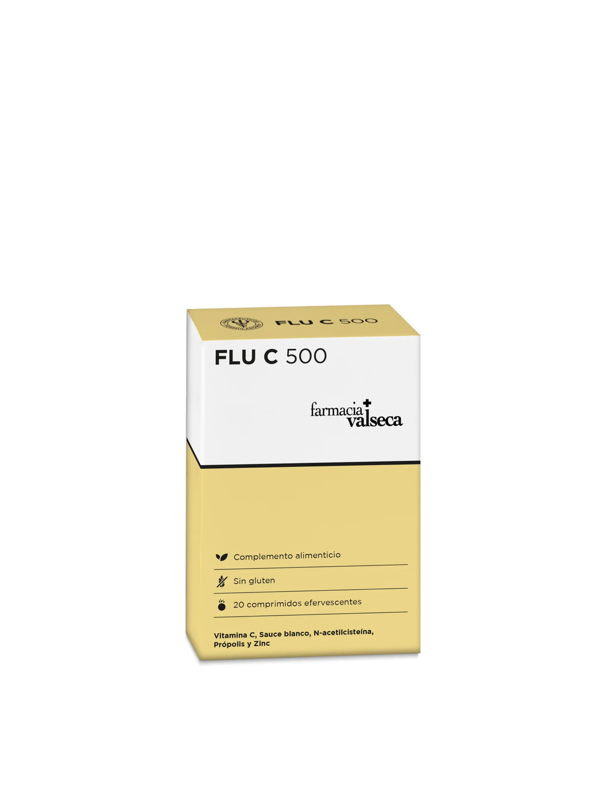 FARMACIA VALSECA FLU C 500 20 COMPR EFERVESCENTES 1 FLU C 500