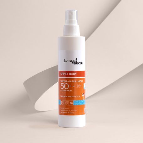 Farmacia Valseca Spray solar baby SPF 50+ textura ultraligera - Frasco de 200ml