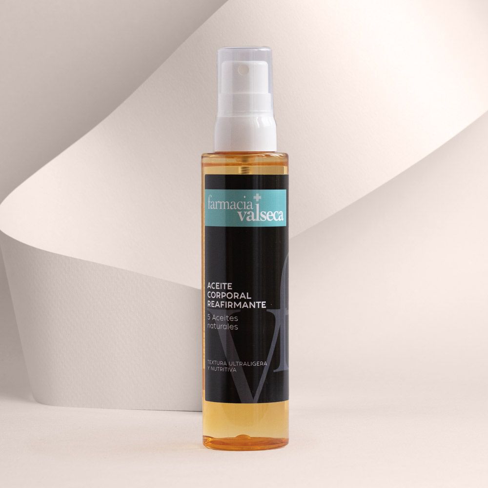 Farmacia Valseca Aceite corporal reafirmante 5 aceites naturales - Frasco spray de 150 ml 1 Farmacia Valseca Aceite corporal reafirmante 5 aceites naturales - Frasco spray de 150 ml