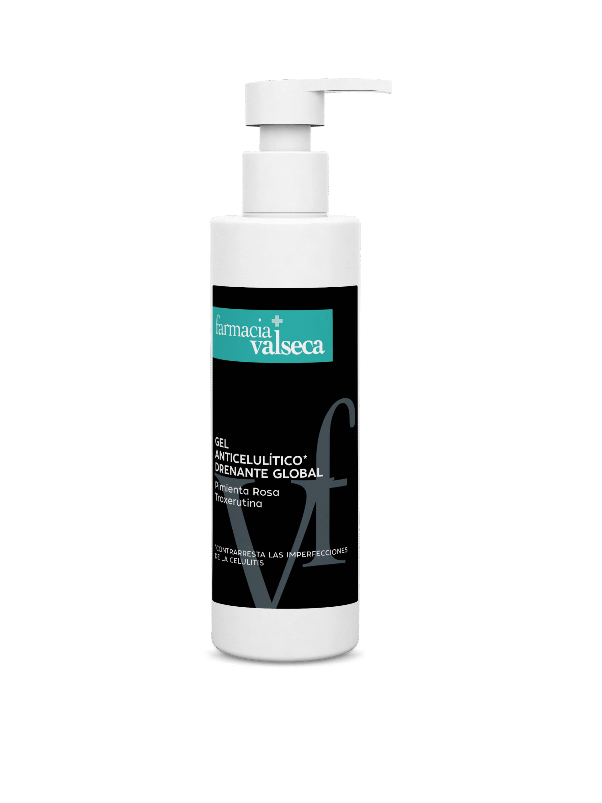FARMACIA VALSECA GEL ANTICELULITICO DRENANTE GLOBAL 1 GEL ANTICELULITICO DRENANTE GLOBAL de FARMACIA VALSECA es un tratamiento eficaz que ayuda a reducir la apariencia de la celulitis y a drenar líquidos. Su fórmula innovadora combina ingredientes activos que estimulan la circulación y mejoran la elasticidad de la piel. Ideal para tonificar y suavizar la piel