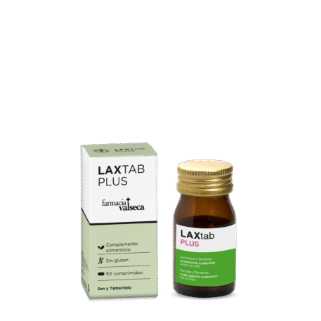 LAXTAB PLUS 50COMP de FARMACIA VALSECA es un complemento alimenticio diseñado para favorecer el tránsito intestinal. Su fórmula combina ingredientes naturales que ayudan a aliviar el estreñimiento y mejorar la digestión. Ideal para quienes buscan un apoyo en su bienestar digestivo