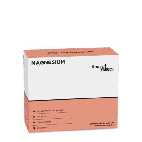 MAGNESIUM 30 CAPS de FARMACIA VALSECA es un suplemento que aporta magnesio