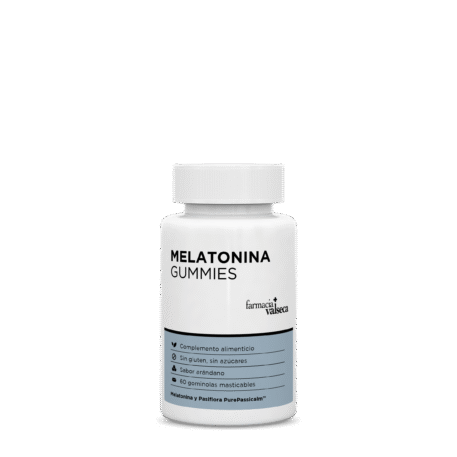 Melatonina Gummies de Farmacia Valseca son gomitas deliciosas que ayudan a regular el sueño y mejorar la calidad del descanso. Cada frasco contiene 60 gomitas
