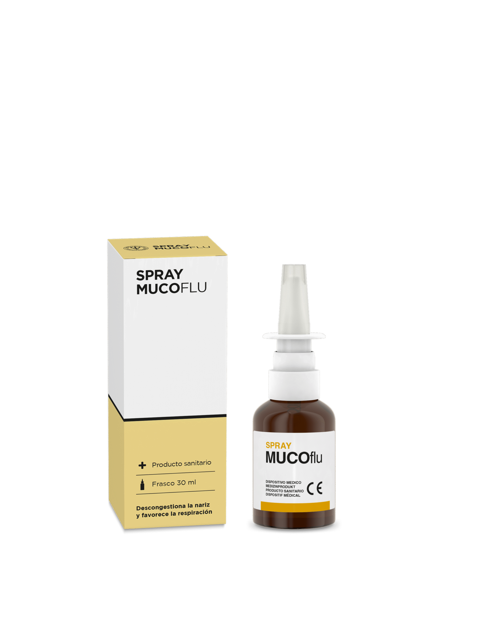 FARMACIA VALSECA MUCOFLU SPRAY 1 MUCOFLU SPRAY es un descongestionante nasal que alivia la congestión y facilita la respiración. Su fórmula combina ingredientes activos que actúan rápidamente para reducir la inflamación de las mucosas nasales. Ideal para el tratamiento de resfriados