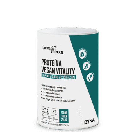 Proteína Vegan Vitaly Green Cacao 500g de Farmacia Valseca es un suplemento vegetal ideal para quienes buscan una fuente de proteína de alta calidad. Elaborada con ingredientes naturales