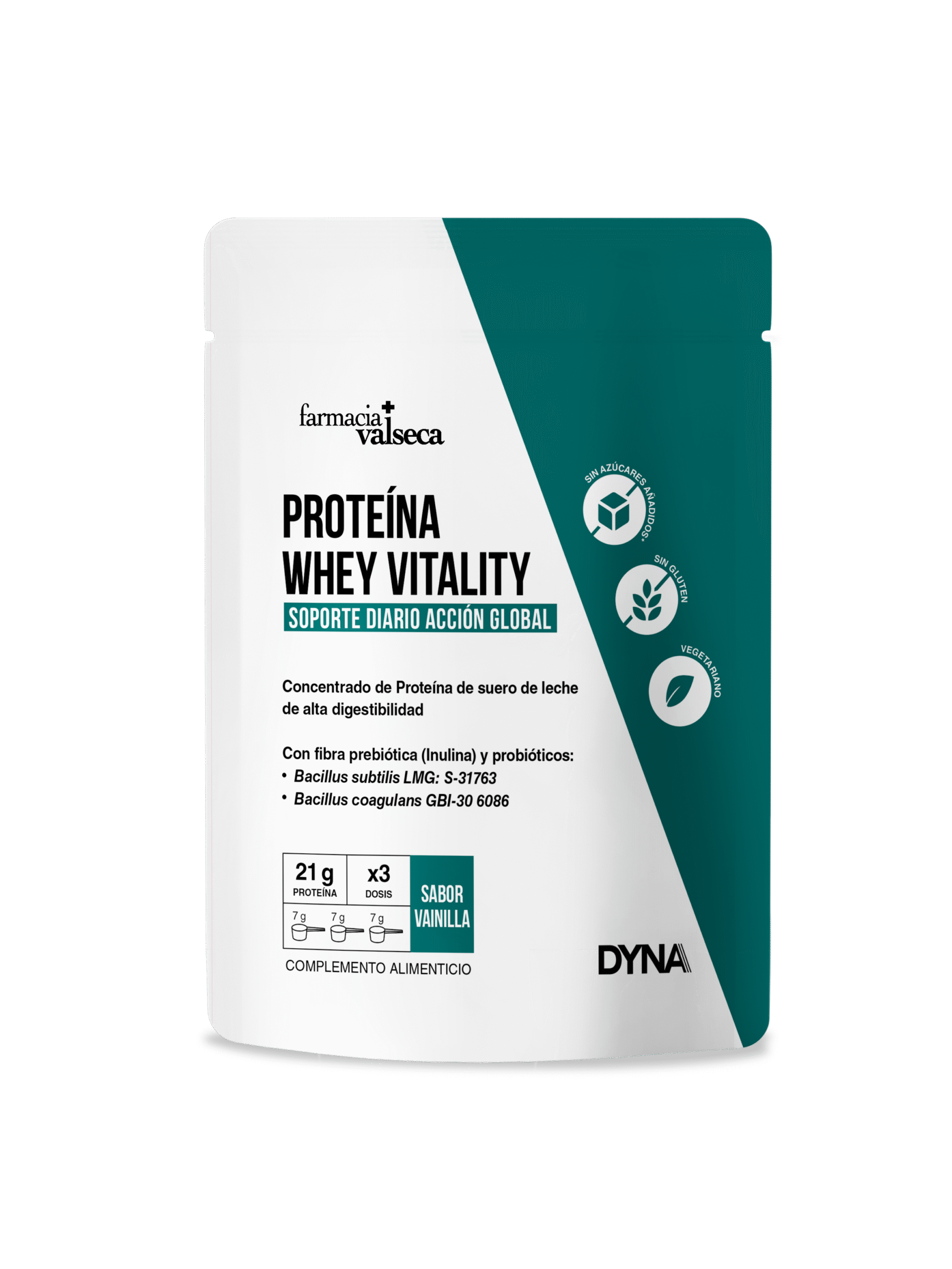 FARMACIA VALSECA PROTEINA WHEY VITALITY VAINILLA 300G 1 Proteína Whey Vitality Vainilla 300g de Farmacia Valseca es un suplemento de alta calidad