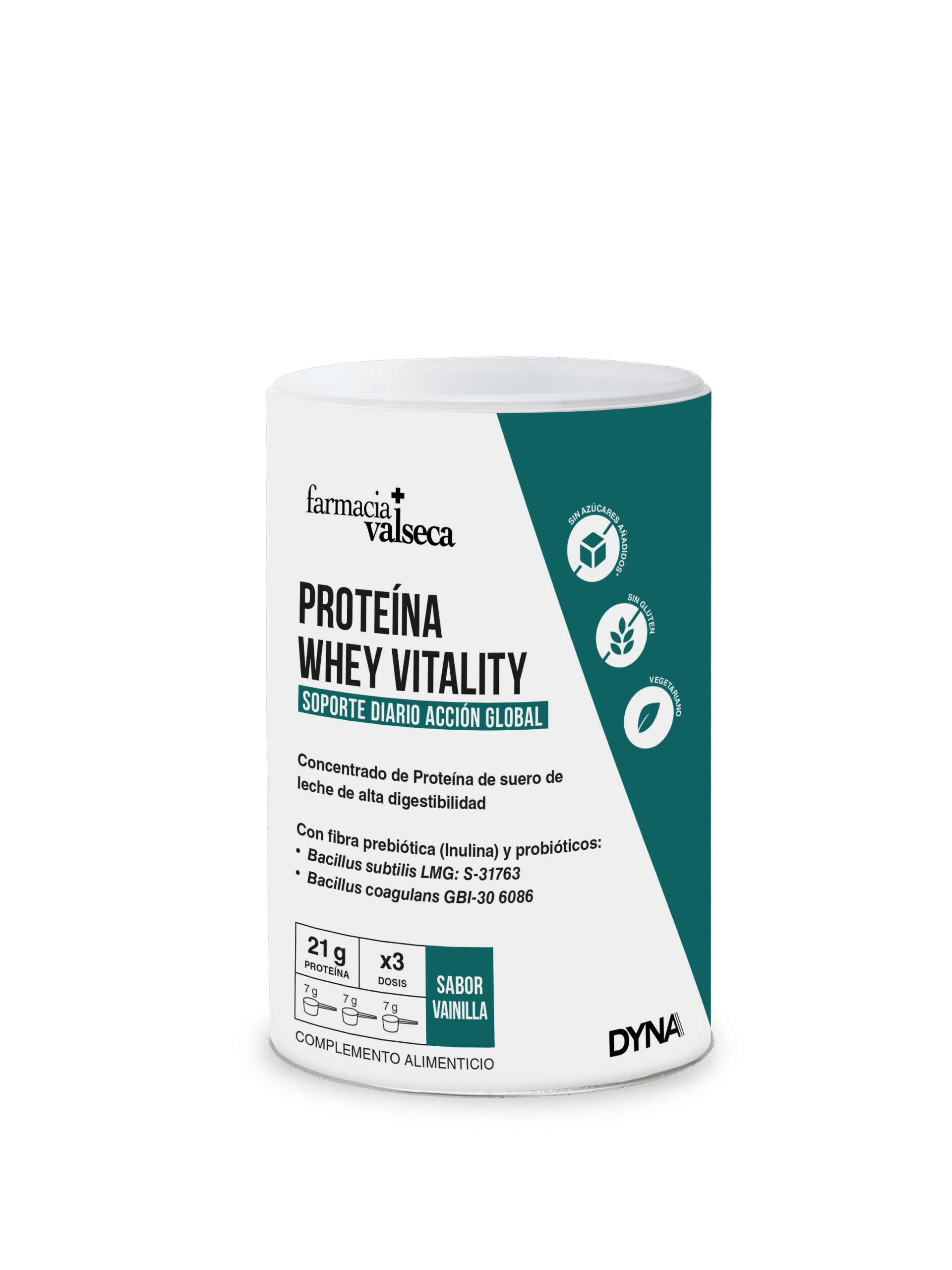 FARMACIA VALSECA PROTEINA WHEY VITALITY VAINILLA 500G 1 Proteína Whey Vitality Vainilla 500g de Farmacia Valseca es un suplemento de alta calidad