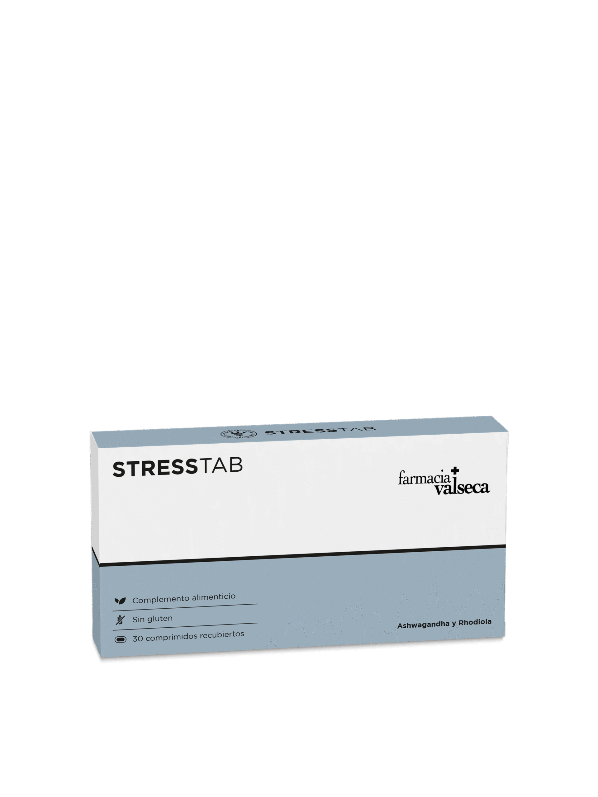 FARMACIA VALSECA STRESSTAB 30 COMP 1 STRESSTAB es un complemento alimenticio diseñado para ayudar a combatir el estrés y la fatiga. Cada envase contiene 30 tabletas que combinan ingredientes naturales como vitaminas del grupo B