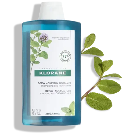 KLORANE Champú Detox klorane menta 400ml