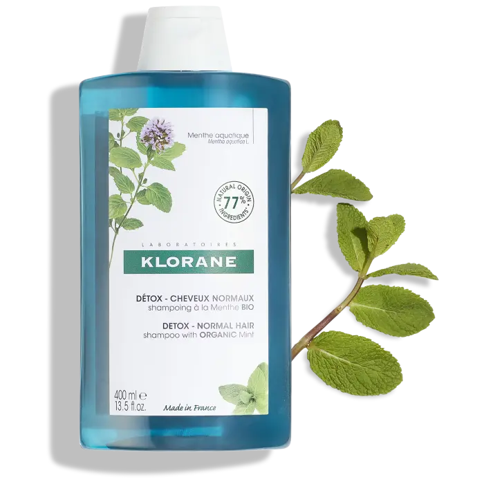 KLORANE Champú Detox klorane menta 400ml 1 KLORANE Champú Detox klorane menta 400ml