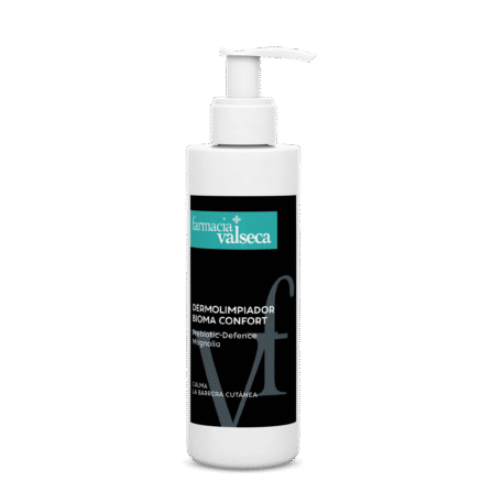 DERMO LIMPIADOR BIOMA CONFORT 200ml de FARMACIA VALSECA es un limpiador suave y eficaz