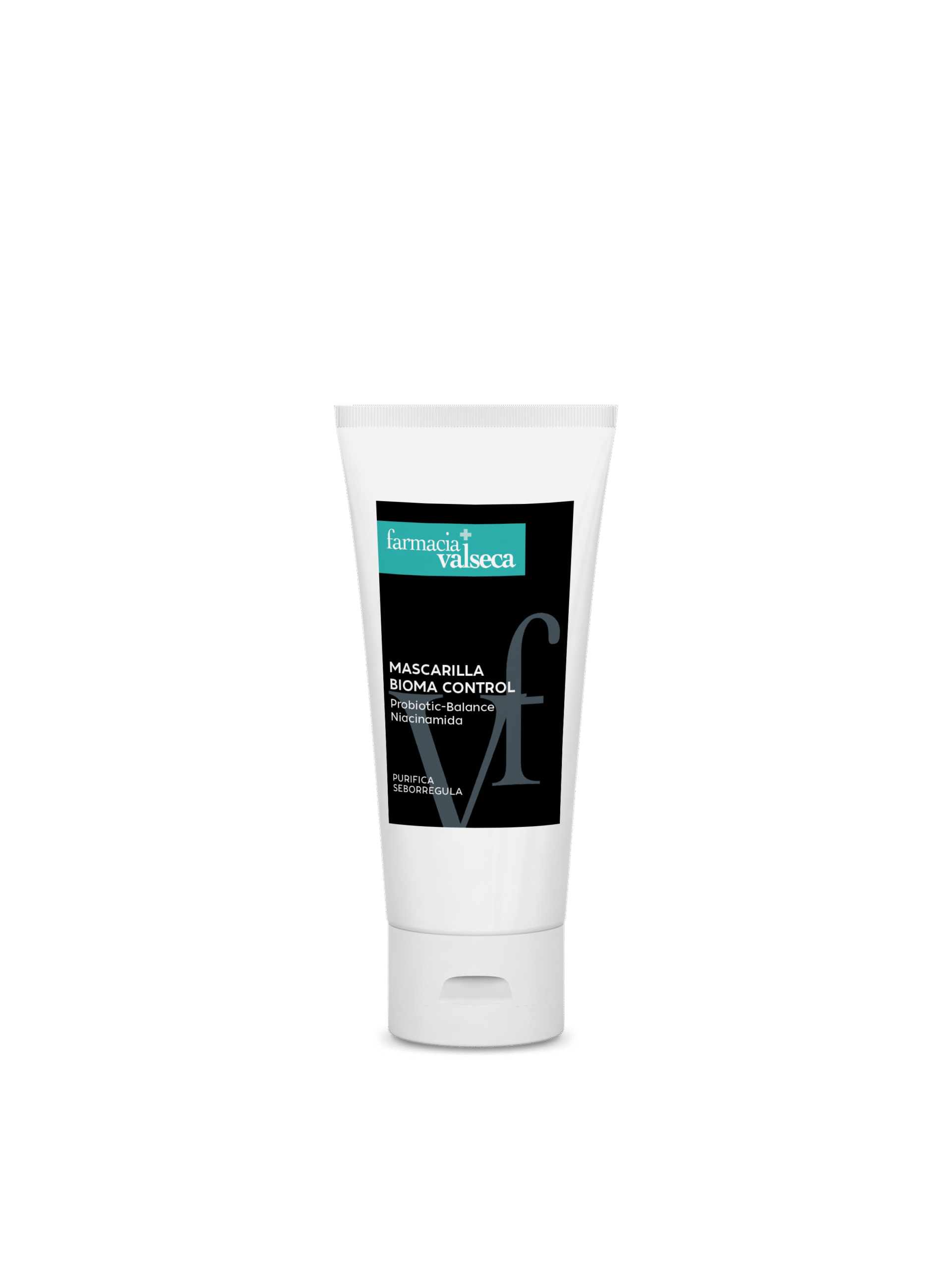 FARMACIA VALSECA MASCARILLA BIOMA CONTROL 75 ML 1 La Mascarilla Bioma Control de Farmacia Valseca es un tratamiento facial de 75 ml diseñado para equilibrar y purificar la piel. Su fórmula innovadora combina ingredientes naturales que ayudan a regular la producción de sebo
